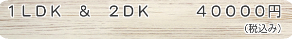 １LDK　２DK